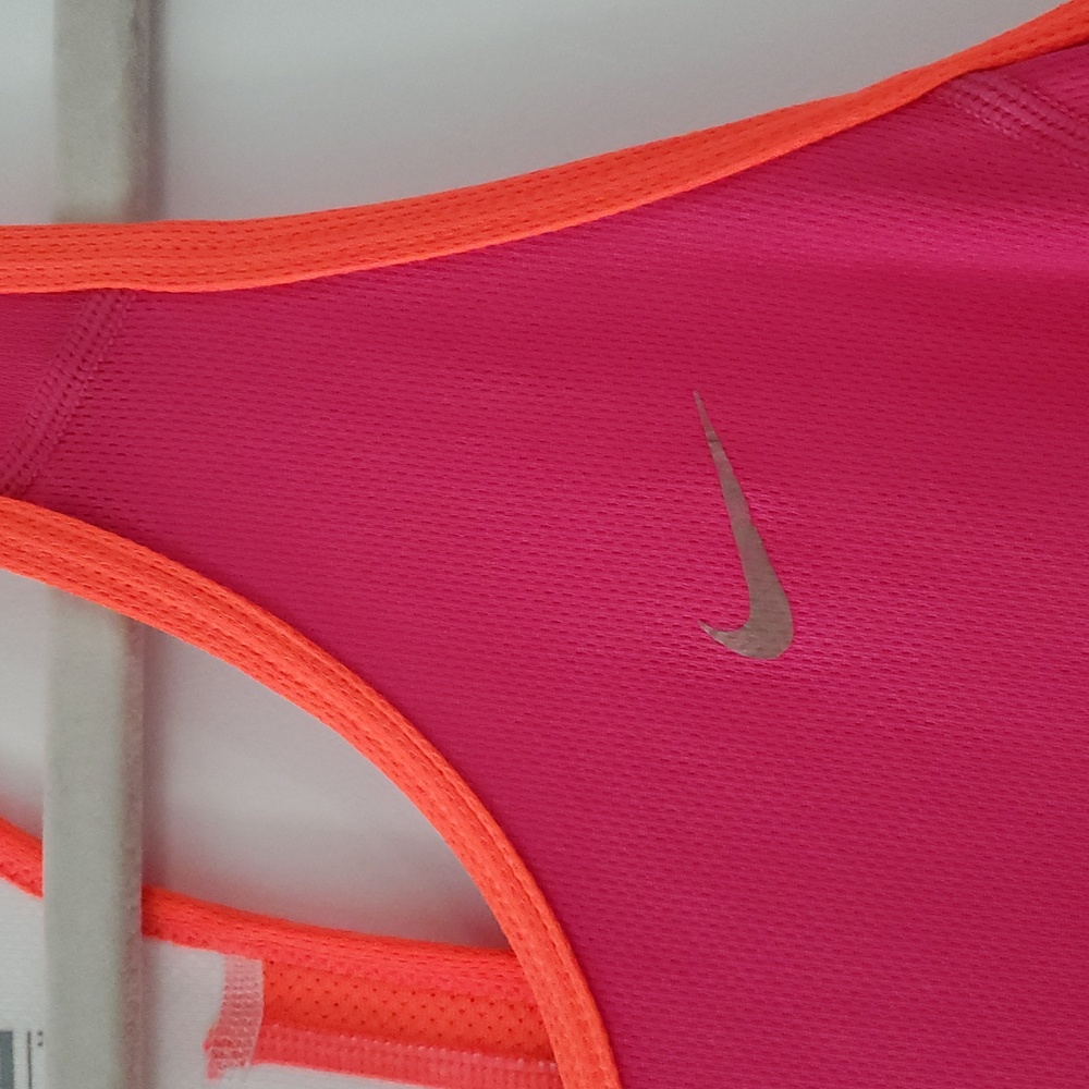 Nike Women's Pink and Orange Tank Top - Picture 4 of 15
